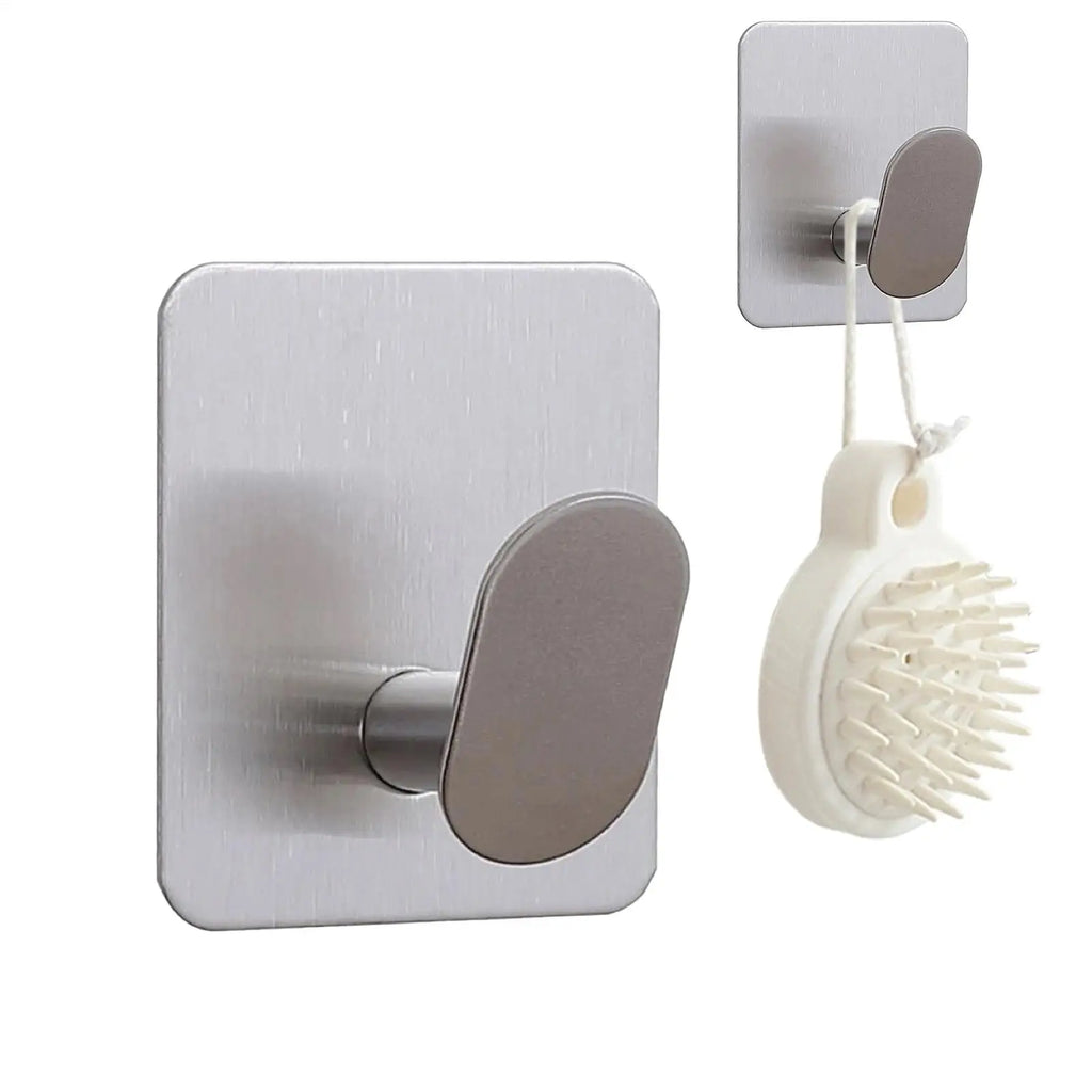 1PC Adhesive Hook Heavy Duty Waterproof in Shower Hooks for Hanging Towels Clothes Robes for Bathroom Home Wall Hook Oasis Select