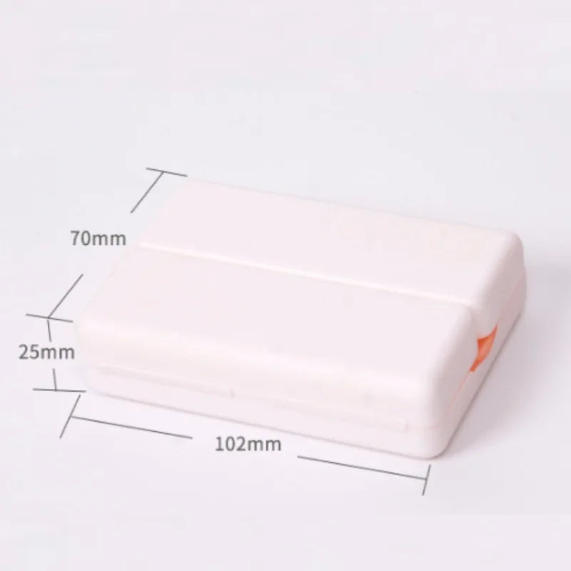2pcsWeekly Pill Box 7 Grids Medicine Organizer Tablet Storage Box Travel Pill Case Drug Dispenser Container Health Care Portable Oasis Select