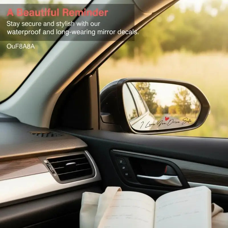 10PCS Religious Text Trust In Car Stickers Waterproof For Motorcycle Rearview Mirrors Auto Rearview Mirrors Oasis Select