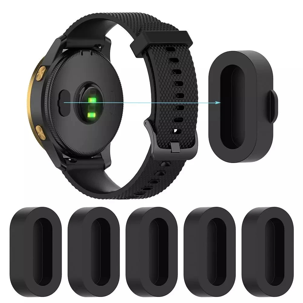 10-Pack Silicone Dust Plugs for Garmin Fenix 8/7/6/5 & Epix Pro Smartwatch Dust Plug Oasis Select