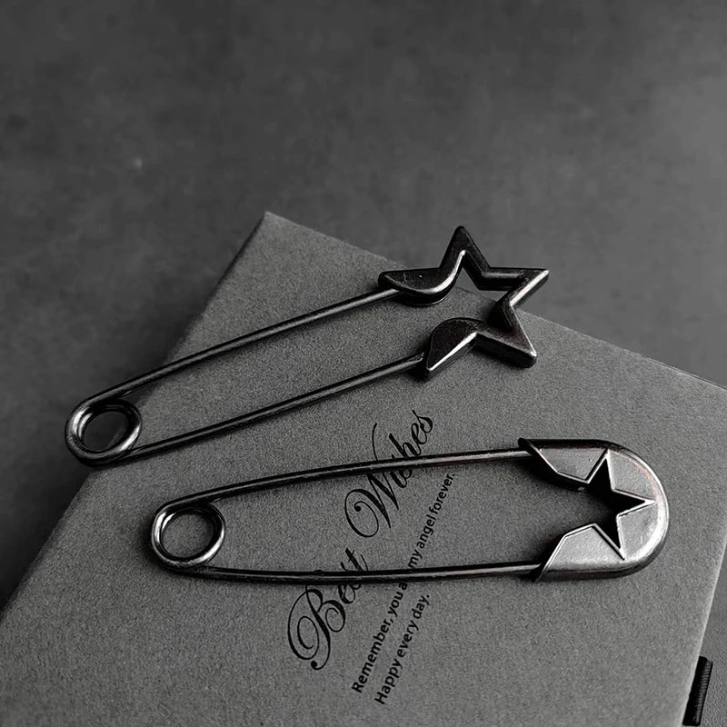 SUSU 1pc Retro Large Pins For Clothing Metal Safety Pins Jeans Dress Scarf Adjustable Pins Accessories Oasis Select