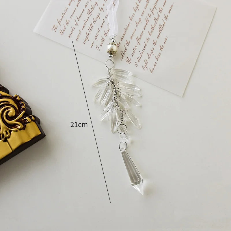 Crystal Acrylic Christmas Ornaments – Icicle, Snowflake & Angel