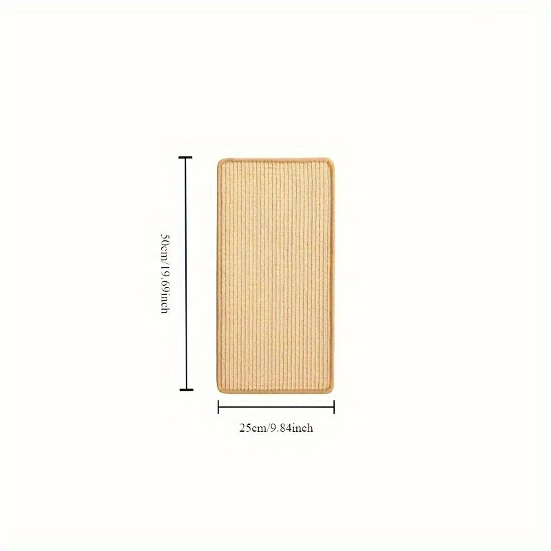 2pcs Sturdy Sisal Cat Scratching Board- No Mess, Sofa-Safe Design, Suitable for Exercise and Rest- Perfect Gift for Cats Oasis Select 2pcs