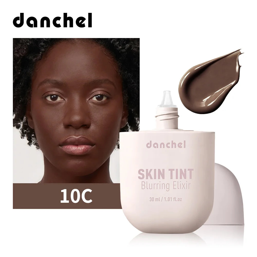 Skin Tint Blurring Elixir Even Skin Tone 12h Long-lasting Natural Finish Hide Pores Fine Lines Lightweight Breathable Skin Tint Oasis Select 10C