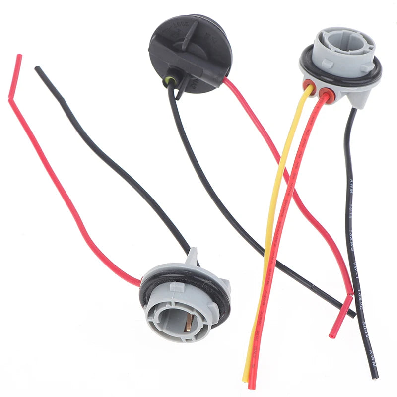 2pcs 1156 1157 Bulb Socket BAY15D Lamp Holder P21/5W Adapter Base Connector Oasis Select