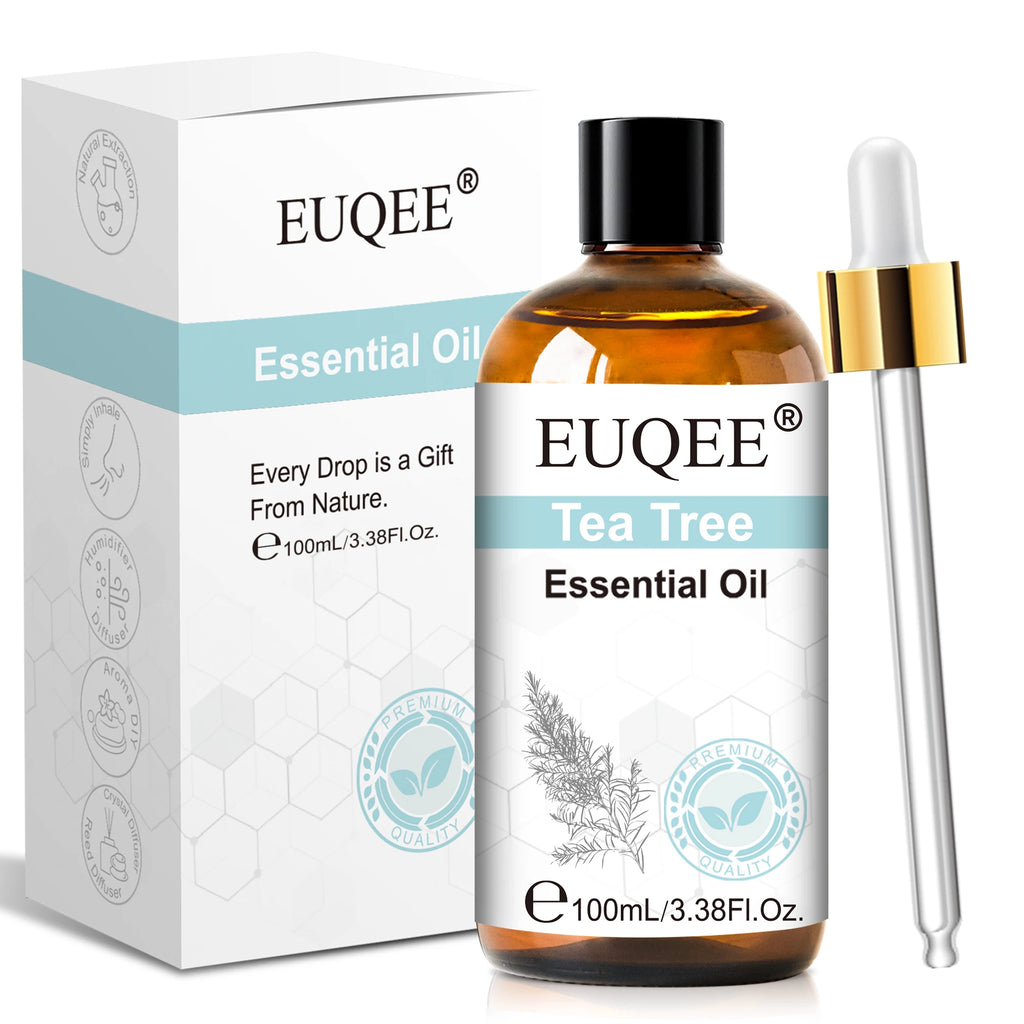 EUQEE 100ml Essential Oil for Diffuser – Lavender, Rose & More