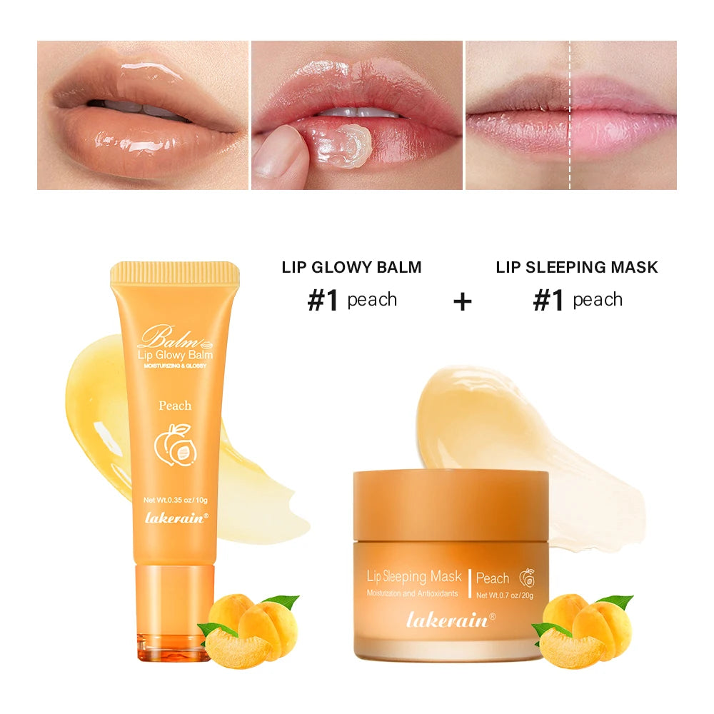 Lip Balm & Overnight Lip Mask Set | Nourishing 2-Pc Duo