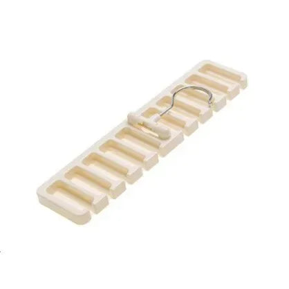 Tie Belt Hanger Wardrobe Belt Rotating Organizer Rack Multifuctional Scarf Hanger Home Closet Storage Holder Accessories Oasis Select White 3PCS
