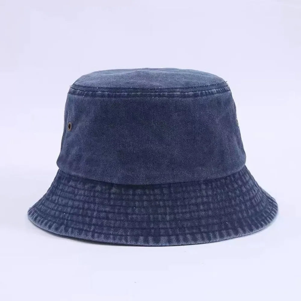 High Quality Unisex Cotton Bucket Hats Solid Color Summer Sunscreen Panama Hat Multicolors Outdoor Fisherman Hat Oasis Select 15