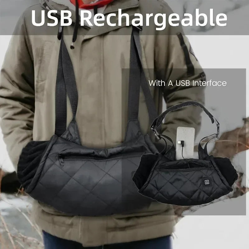 USB Electric Heated Warm Gloves, 3 Shift Temperature Control, Winter Hand Warmer, Waterproof Heating Gloves, Hunting Accessories Oasis Select