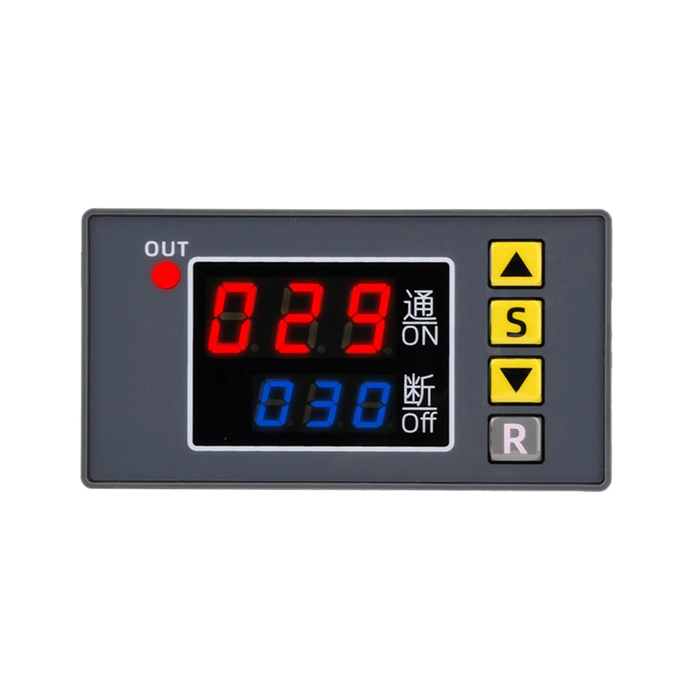 T3231 AC 110V 220V Digital Time Delay Relay LED Display Cycle Timer Control Switch Adjustable Timing Relay Time Delay Switch Oasis Select