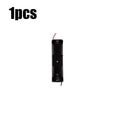 1/2pcs Black Plastic DIY Battery Storage Case Clip Holder Container 1 2 3 4 Slot 18650 Battery Storage Box Case Wire Lead Pin Oasis Select 1pcs-A