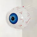 55CM/22Inch Halloween decoration balloon horror 4D inflatable eyeball Halloween theme eyeball party home decoration horror props Oasis Select Blue 22inch
