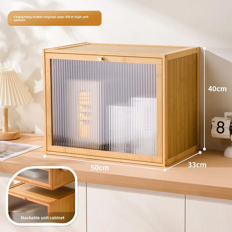 Solid wood bedside table simple retro locker small simple bedroom home 2025 new bedside shelf cabinet Oasis Select CH primary-large