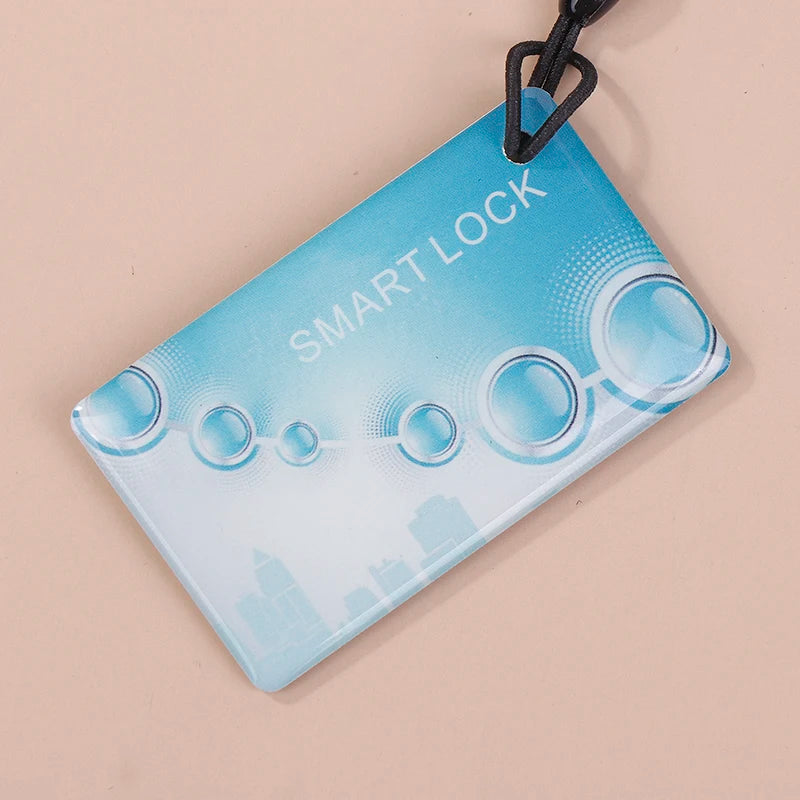 10Pcs 5*3cm 13.56Mhz IC Card Tuya TTlock BLE Electronic Smart Door Lock Card Digital Smart Fingerprint Locks Unlock RFID Card Oasis Select
