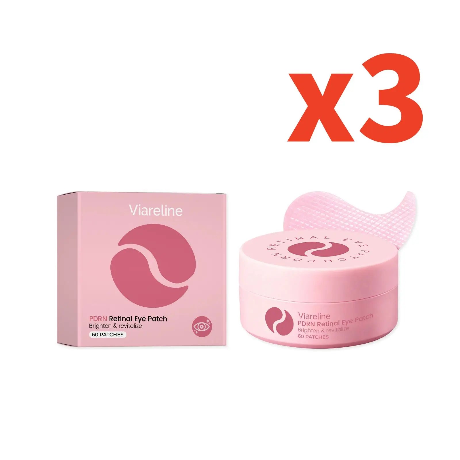 Brightening Moisturizing Eye Mask Deep Nourishing Reduce Dark Circle Oasis Select 60pcs x3 boxed