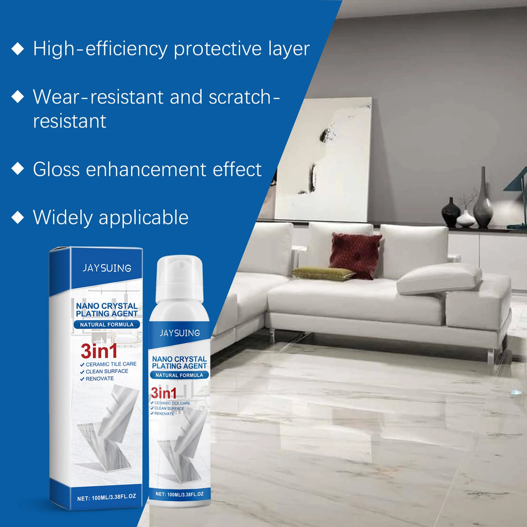 Jaysuing Stone Nano Crystal Plating Spray Ceramic Tile Stone Repair Scratch Bright New Crystal Plating Agent Spray Oasis Select
