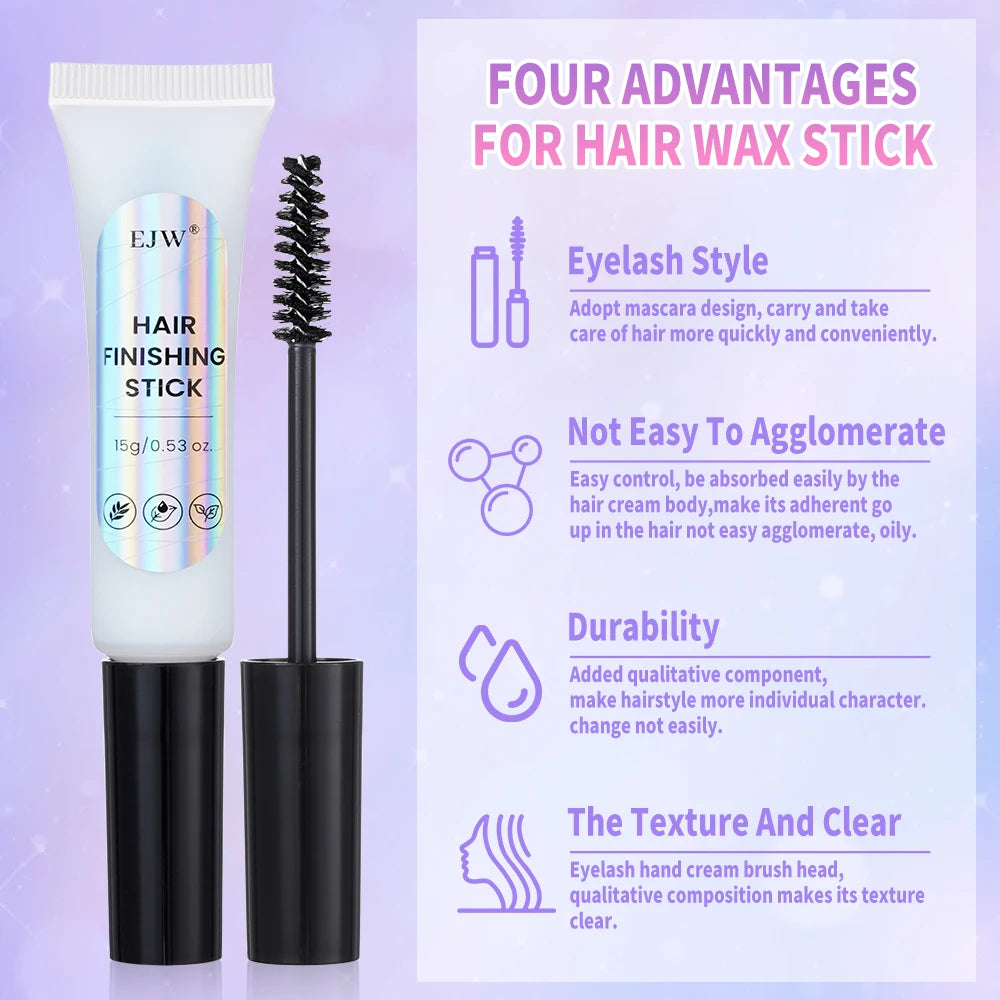 Hair Finishing Stick for Small Broken Hair Cream,Non-Greasy and Non-Sticky Hair Gel Stick,for Taming Flyaways, Hair Wax Stick Oasis Select