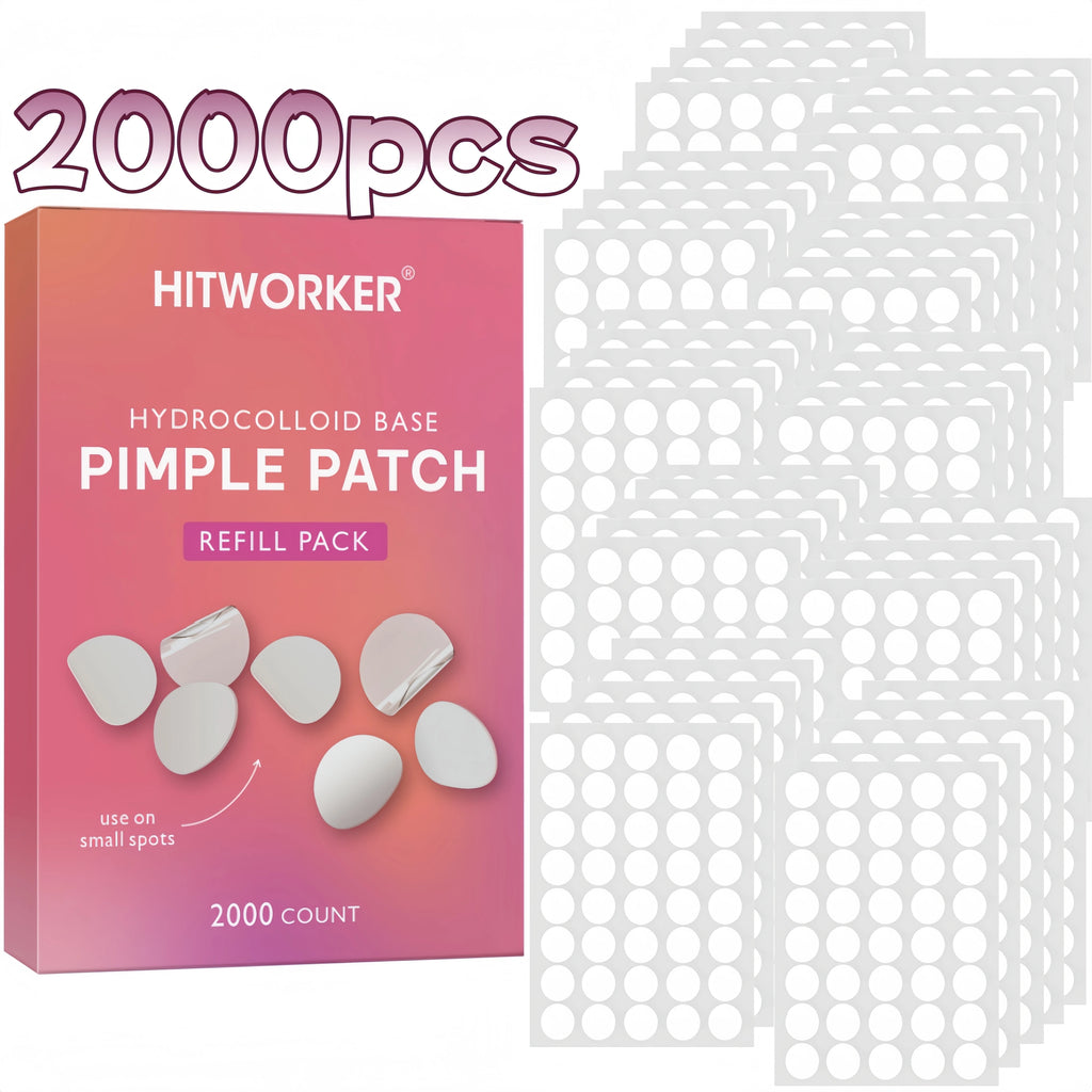 2000/1200 pieces/box of acne patches - non-alcoholic, used to absorb acne secretions, non irritating, essential for acne care Oasis Select 2000pcs