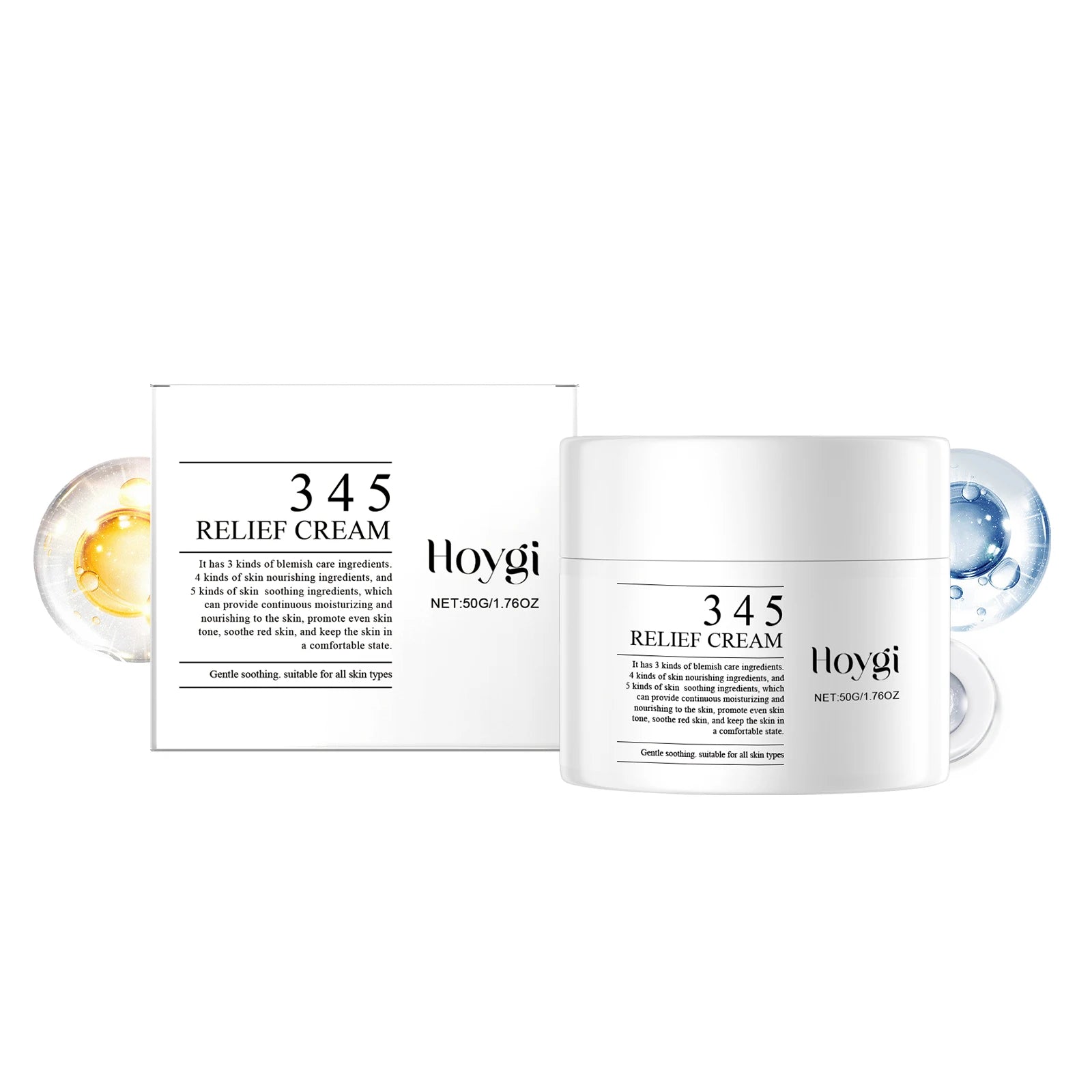 345 Soothing Cream 50g – Redness Relief & Acne Moisturizer