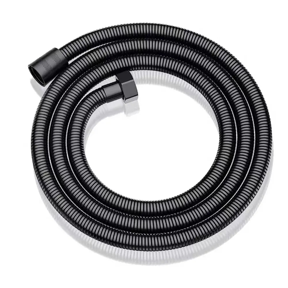 Replacement Handheld Shower Head Hose Anti-twist Stainless Steel Shower Extension Tube Titanium Gold High Pressure Oasis Select Black-2m
