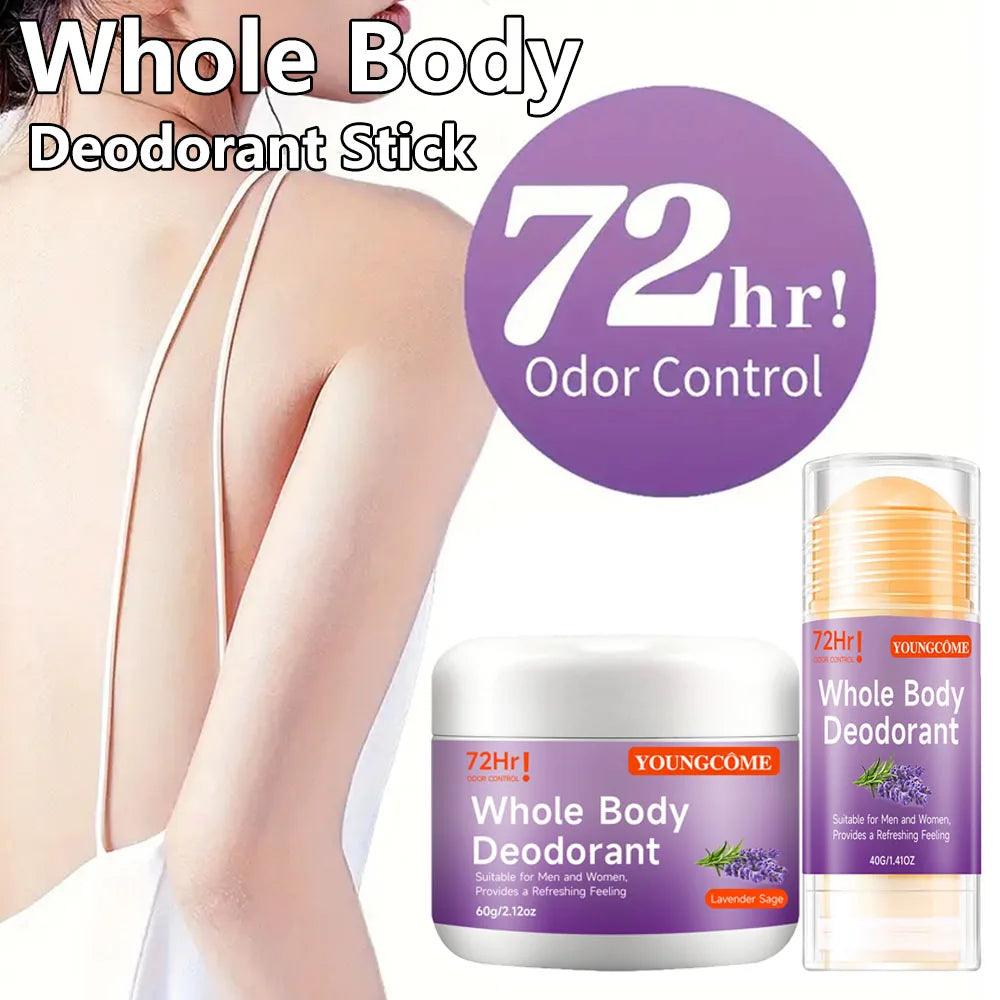 YOUNGCOME Natural Whole Body Deodorant Stick – Peach, 60g Natural Deodorant Stick Oasis Select
