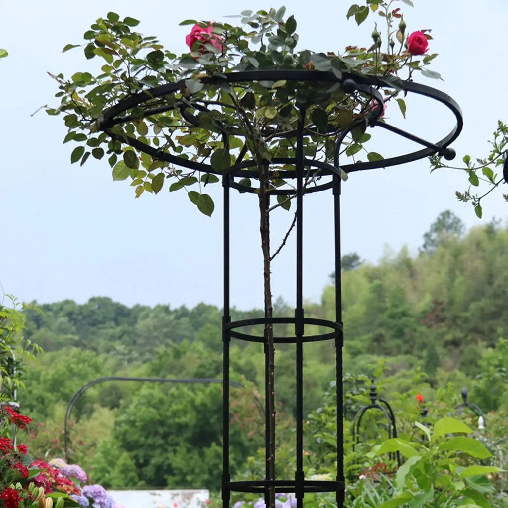 1pc Garden Trellis Umbrella Tower Plant Trellis For Climbing Plants Trellis Support DIY Climbing Trellis Flower Pots Supports Oasis Select