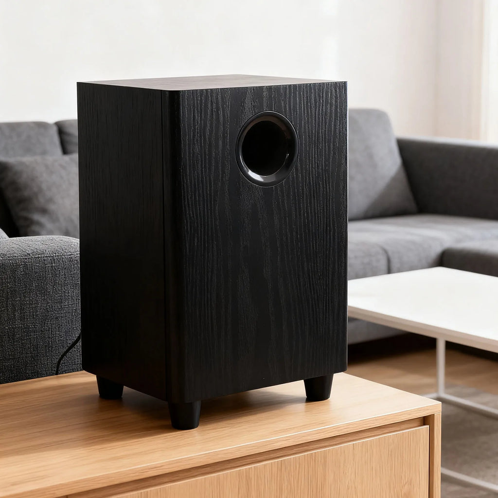 100W Home Subwoofer 6.5 Inch Independent Passive Subwoofer Speaker Plug and Play for Home Theater Party Home Theater Subwoofer Oasis Select