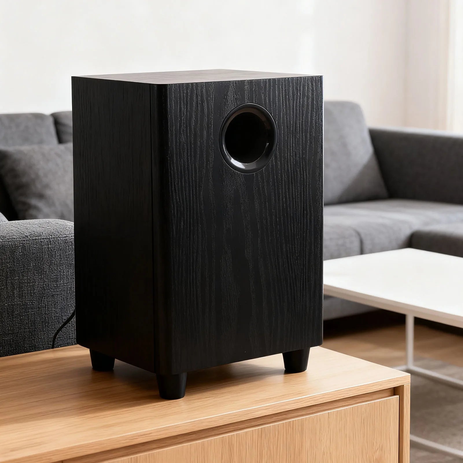 100W Home Subwoofer 6.5 Inch Independent Passive Subwoofer Speaker Plug and Play for Home Theater Party Home Theater Subwoofer Oasis Select