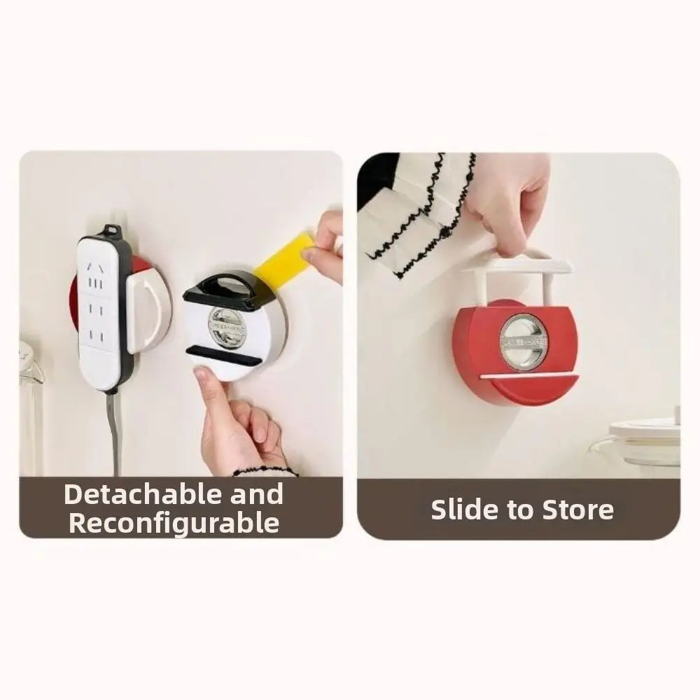 Suction Cup Wall Socket Holder – No-Drill Power Strip Stand