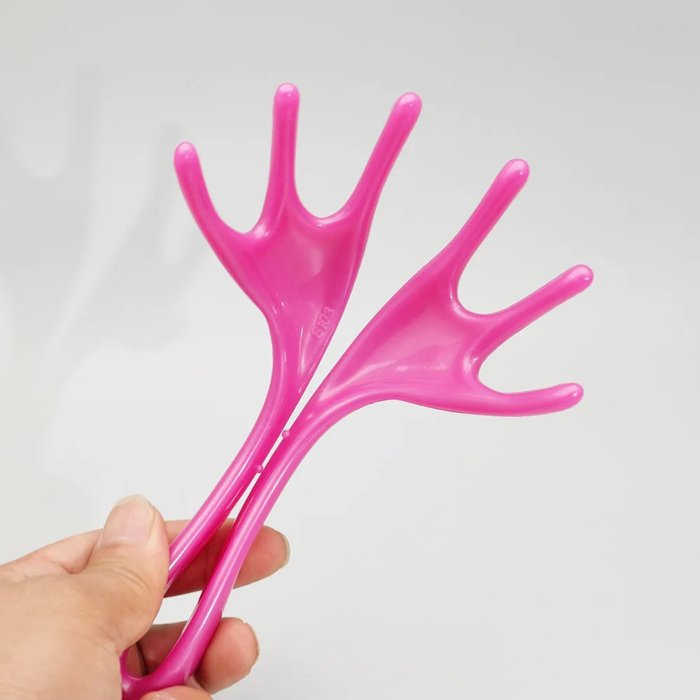 Woman Portable Frog Claw Shape Manual Head Massage Claw Massage Scalp Roots Comfortable and Does Not Hurt The Scalp Oasis Select 1pcs