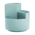 360 Rotating Large Capacity Rotating Pen Holder Desk Pencil Storage Box Organizer Makeup Brush School Office Stationery Supplies Oasis Select Green