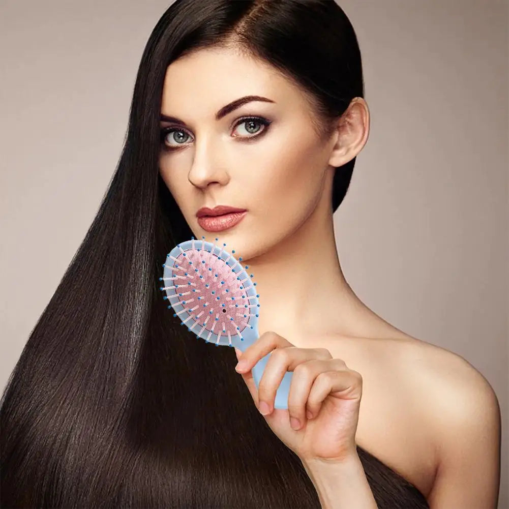 Mini Travel Detangling Hair Brush for Women & Girls – Wet/Dry Travel Hair Brush Oasis Select