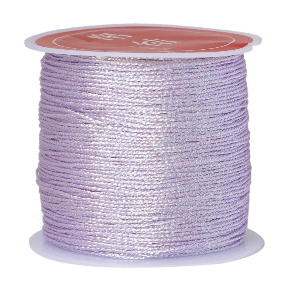 50m/0.4mm Nylon Cord Rope Beading DIY Handmade Necklaces Bracelets Jewelry Making Supplies Sewing Thread Cord Material Crafts Oasis Select 27 0.4mmX50m