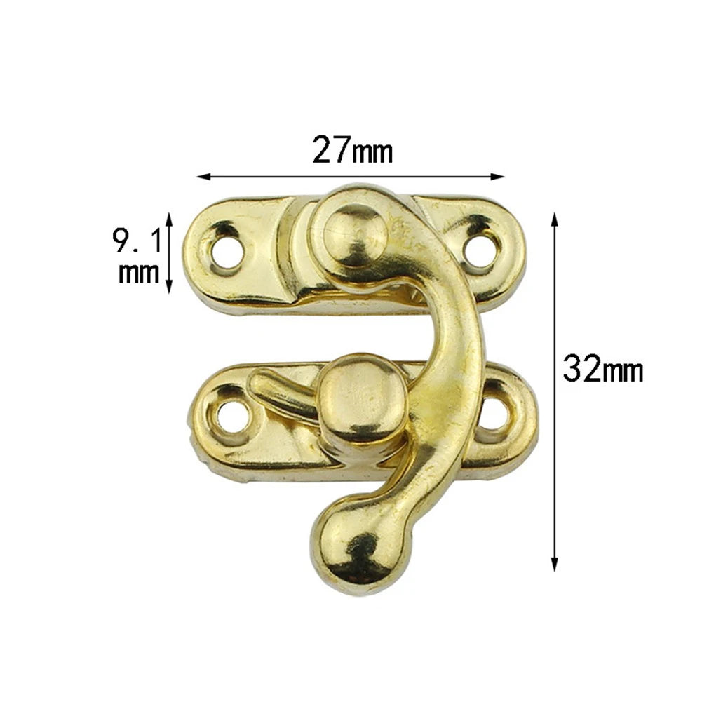 30-Pack Toggle Hasp Latch Clasps for Wooden Boxes – Gold, Bronze Box Hasp Latches Oasis Select
