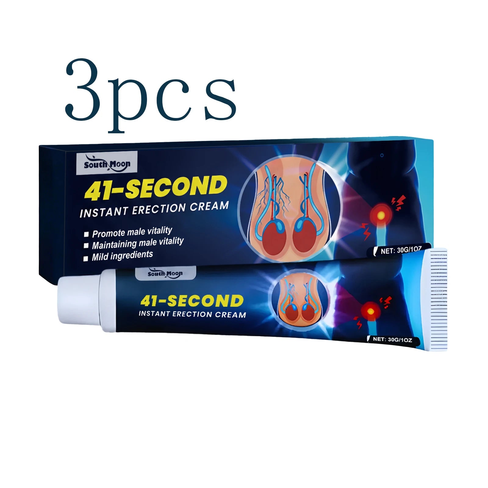 Men's Daily Moisturizing Cream – Lightweight Body Care 30g Men's Moisturizing Cream Oasis Select 3pcs