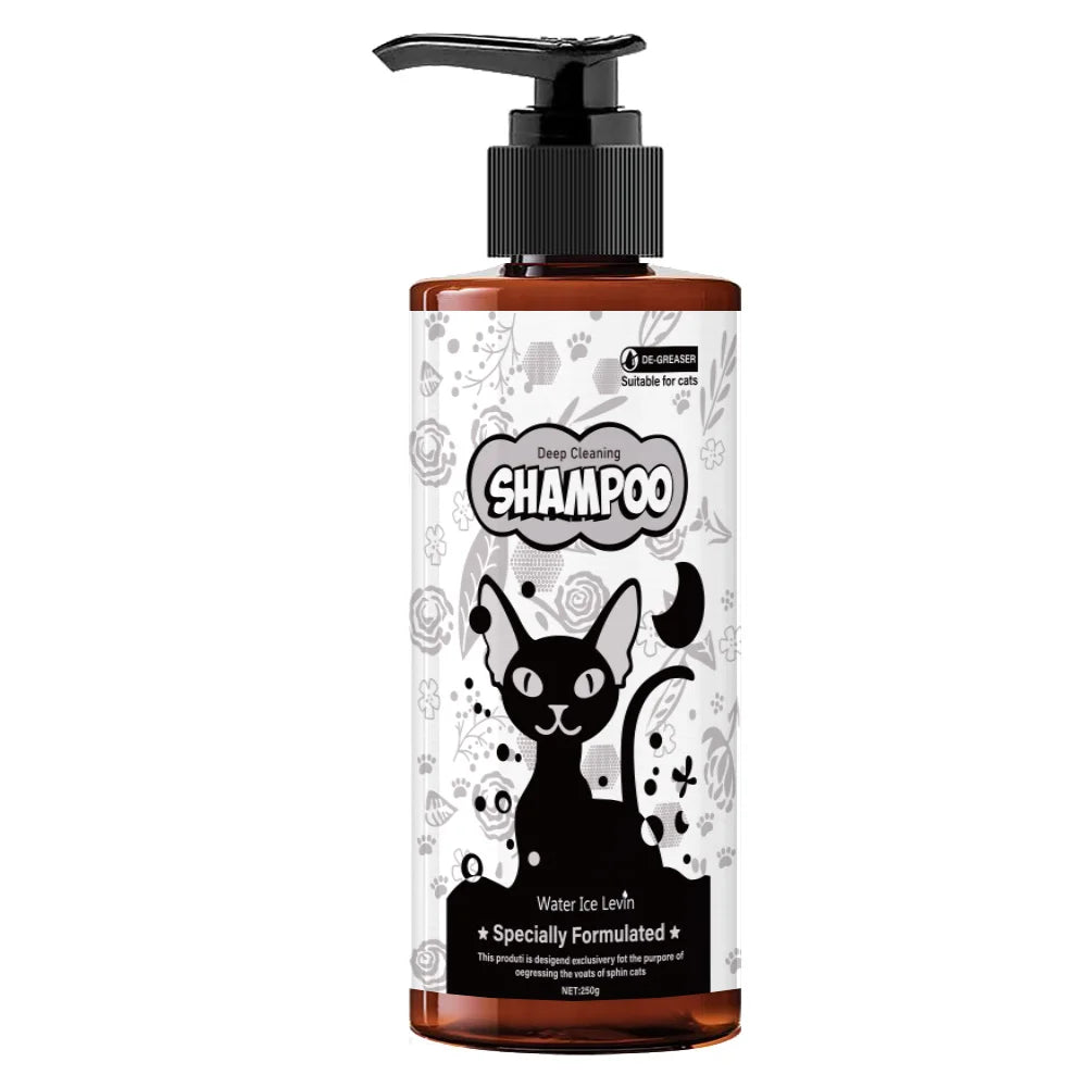 Pet Shampoo & Shower Gel – Gentle Care for Cats & Dogs Pet Grooming Shampoo Oasis Select 250g Bottle