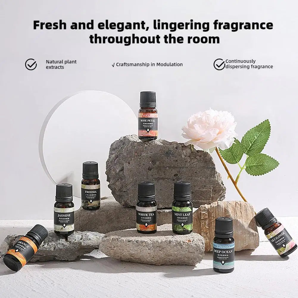 2025 NEW 10ml Essential Oils For Aroma Diffuser AirHumidifier Home Water-soluble Lavender Car Air Fresheners Perfume Refill Oasis Select