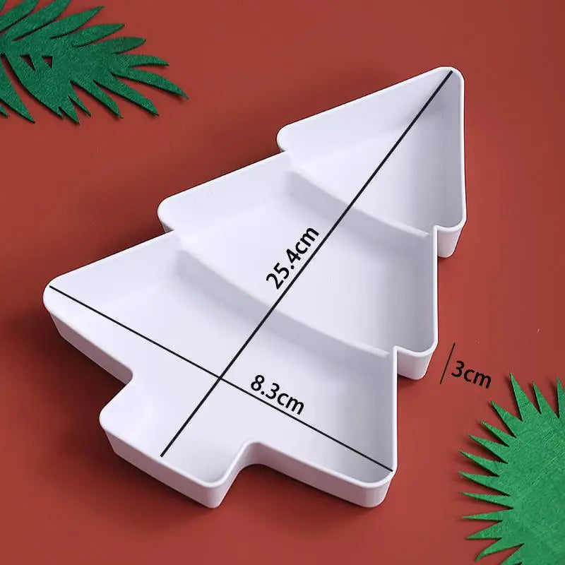 Christmas Decoration 2026 Tree Fruit Plate Merry Christmas Decorations For Home Noel Xmas Gifts Happy New Year Oasis Select White