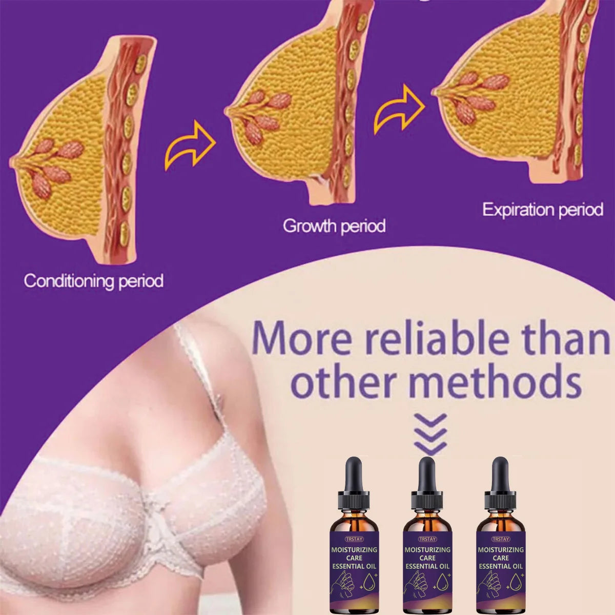 TRSTAY Chest Firming Oil – Natural Plant Extract & Peptides