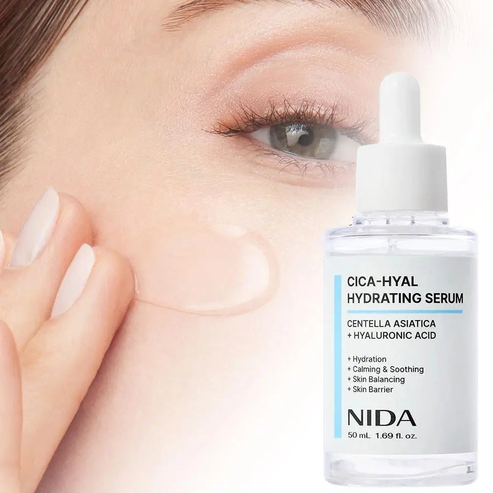 NIDA CICA-HYAL Hydrating Serum – Hyaluronic Acid & Centella 50ml Hydrating Face Serum Oasis Select