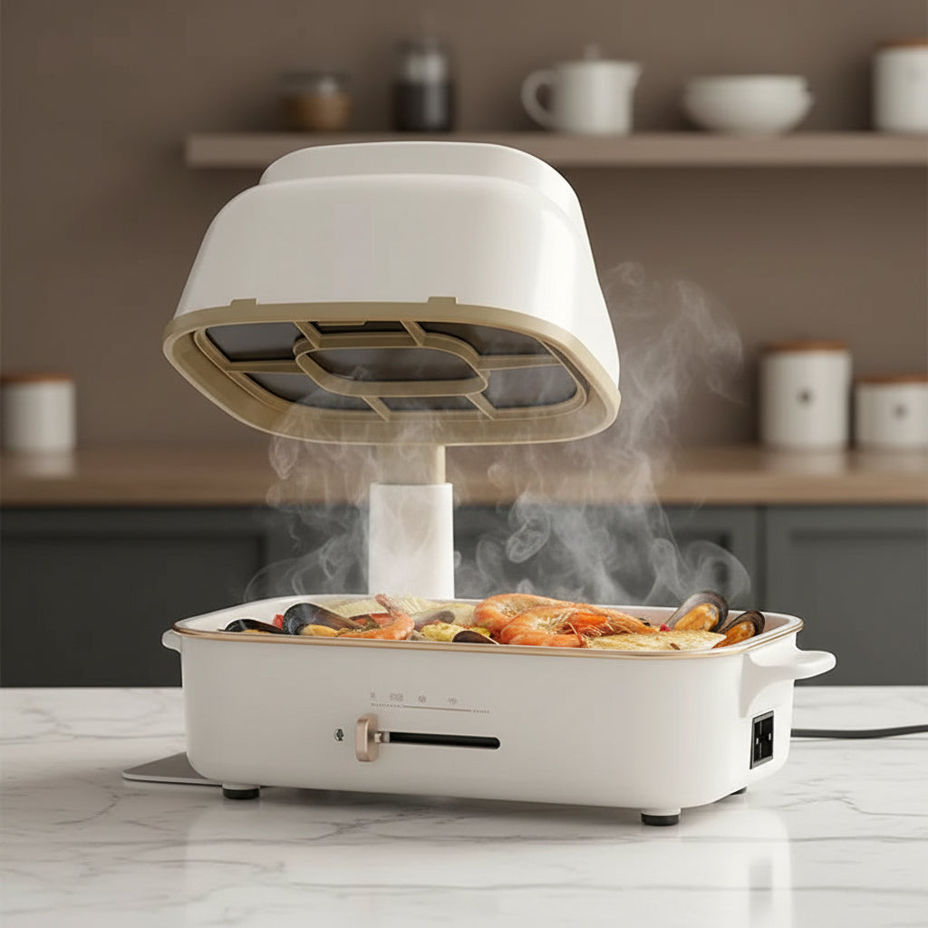 Desktop Range Hood Is Compact, Portable and Can Be Moved. It Is A Small-sized Household Smoking Fan. Oasis Select