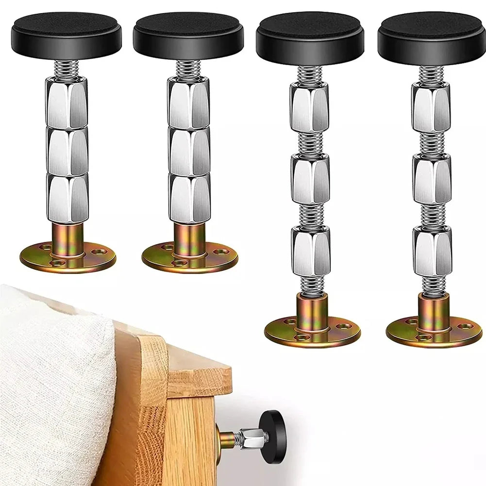 High Quality Practical Bed Holder Bed Head Holder Fixer Top Iron 1pcs 67-87MM 84-110MM Adjustable Silver 30-40MM Anti-collision Oasis Select