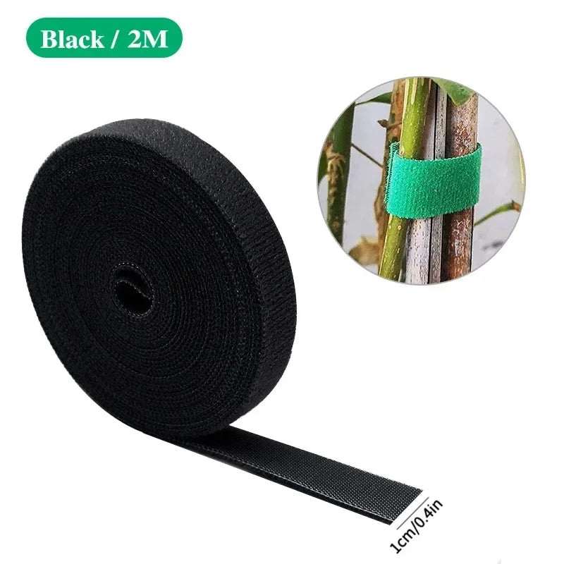 Green Garden Twine Plant Ties Nylon Plant Bandage Garden Hook Loop Bamboo Cane Wrap Support Garden Accessories Oasis Select 1pc 3 One size fits all