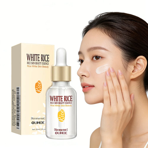 30ML Rice Facial Serum Long Lasting Moisturizing Improve Roughness Reduce Dullness Softening Boosts Elasticity Face Care Serum Oasis Select
