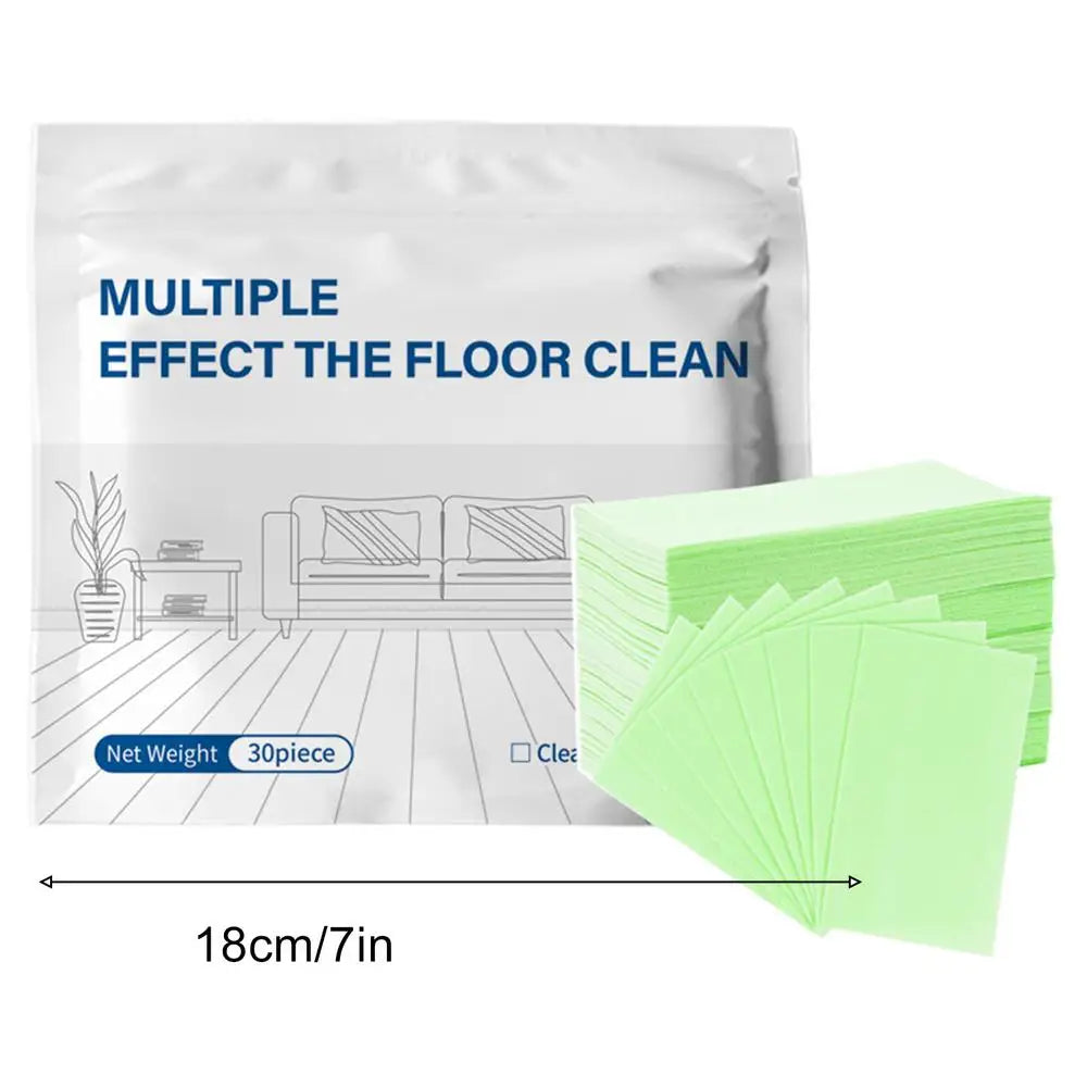 30Pcs Floor Cleaning Tablets Cleaner For Hardwood Laminate Tile & RV Walls Deodorization Shower Floor For Slippery Floor Clean Oasis Select Green
