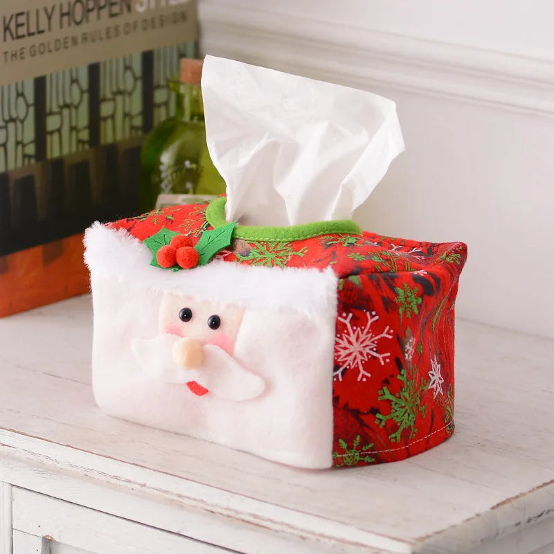 Christmas Decorative Tissue Paper Covers Christmas Desktop Ornaments Atmosphere Decoration Christmas Supplies Oasis Select Red
