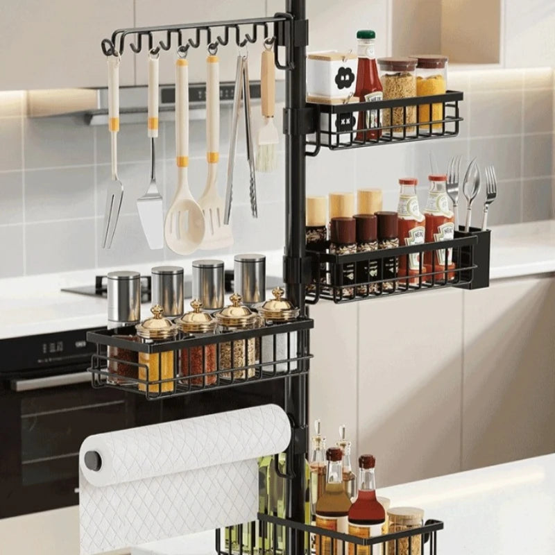 Outdoor BBQ Side Hanger Kitchen Supplies Tissue Tools Storage Basket Camping Oven Seasoning Shelf Oasis Select