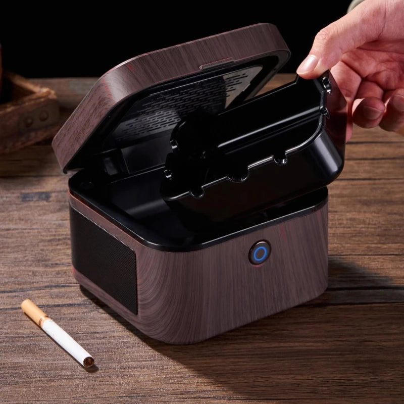 Purifying Ashtray High-end Atmosphere Upscale Device Anti Ash Fly Level Light Luxury Creative Intelligent Male Gift Oasis Select