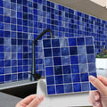 Crystal Tiles Pasted Mosaic Wall Retro Simple Kitchen Stove Stickers